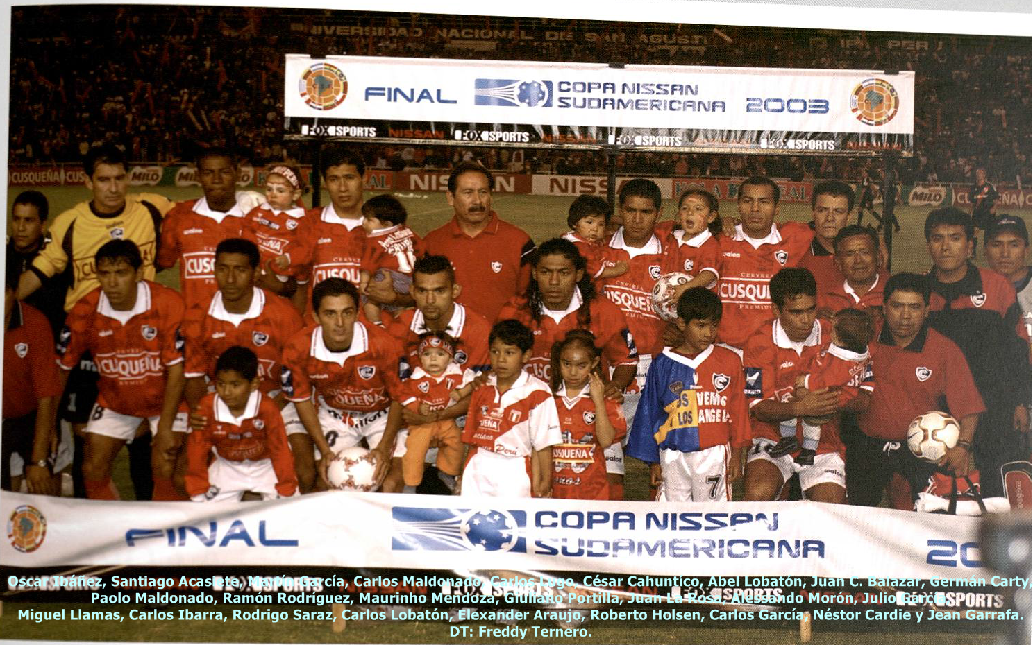 Cienciano: H&aacute; 18 anos, equipe inca fazia hist&oacute;ria na Copa Sul-Americana