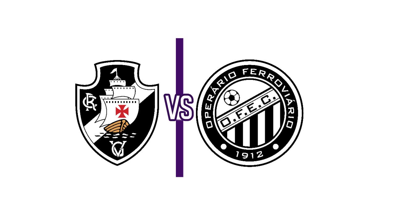 Vasco x Oper&aacute;rio-PR: clubes se enfrentam pela primeira vez na hist&oacute;ria