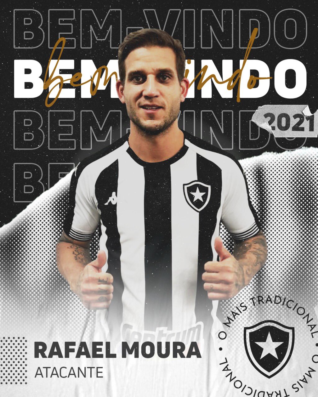 Botafogo anuncia contrata&ccedil;&atilde;o de Rafael Moura