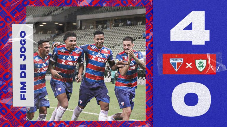 Fortaleza goleia Am&eacute;rica-MG pela 10&ordf; rodada do Brasileir&atilde;o