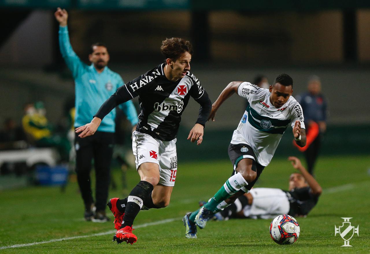 Vasco cede o empate e Coritiba mant&eacute;m tabu de sete anos