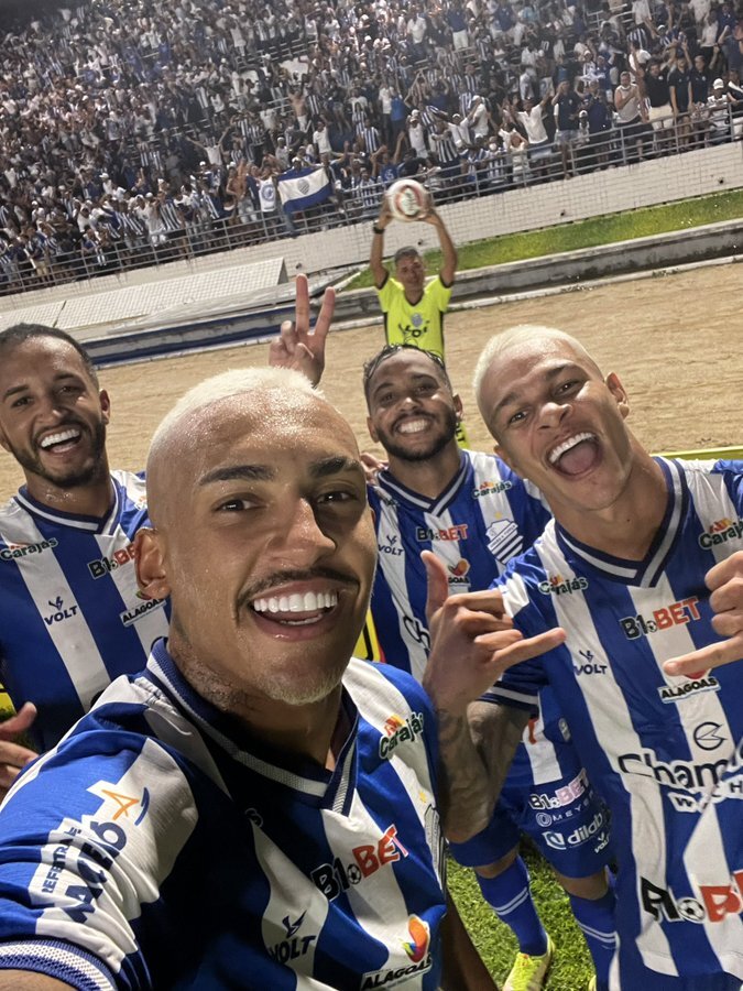 CSA massacra Sport do in&iacute;cio ao fim e vence a 1&ordf; na S&eacute;rie B