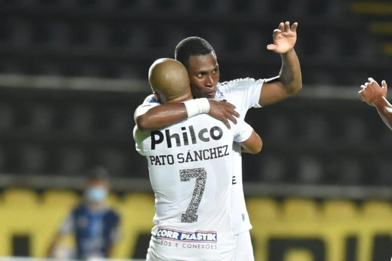 Com gol no fim, Santos apenas empata com o Deportivo T&aacute;chira pela Copa Sul-Americana