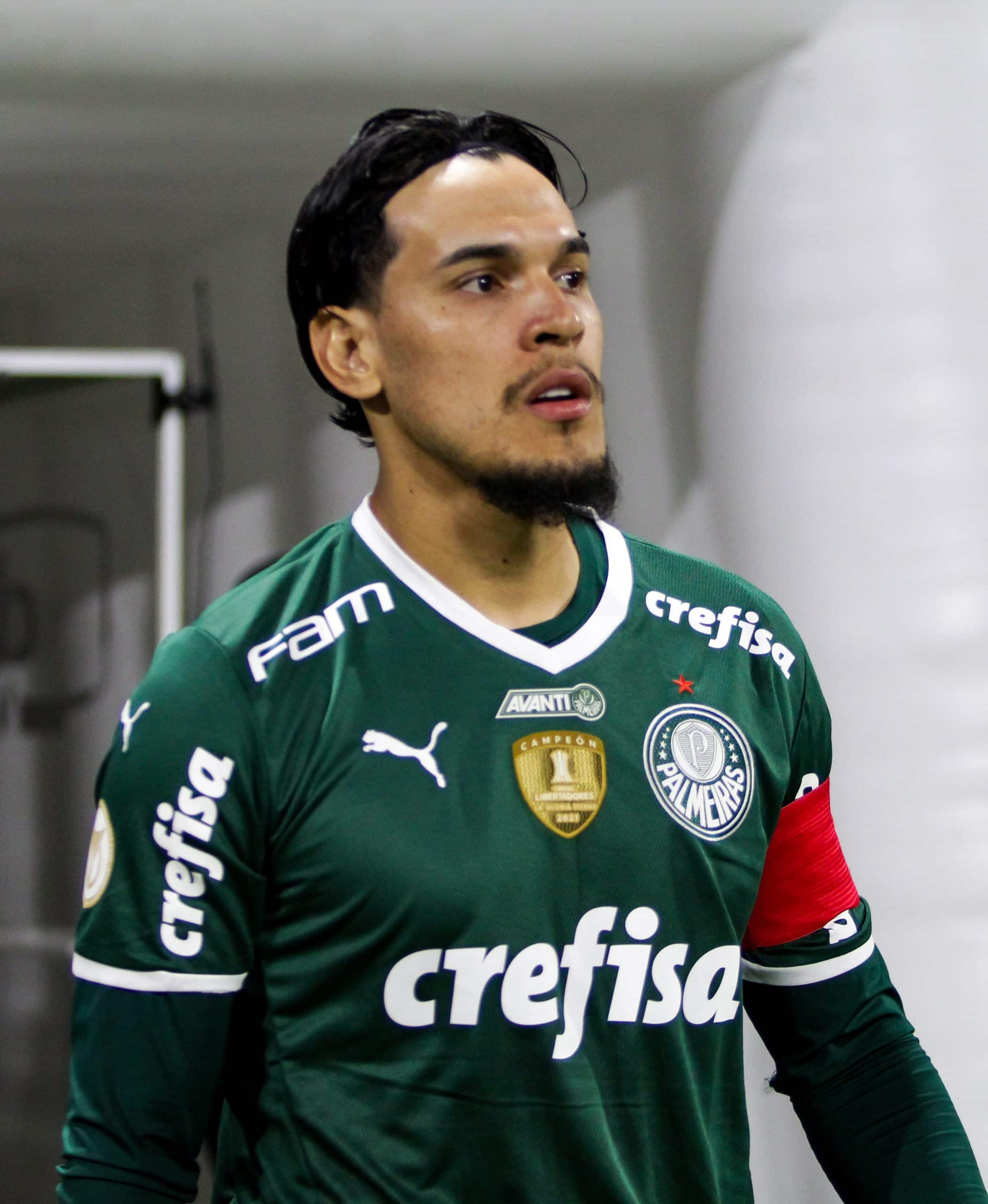 Gustavo G&oacute;mez celebra fase no Palmeiras