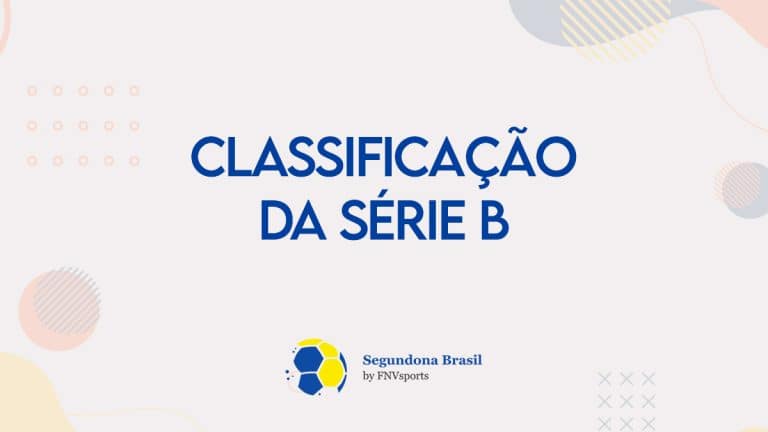 Tabela de classifica&ccedil;&atilde;o da S&eacute;rie B do Brasileir&atilde;o