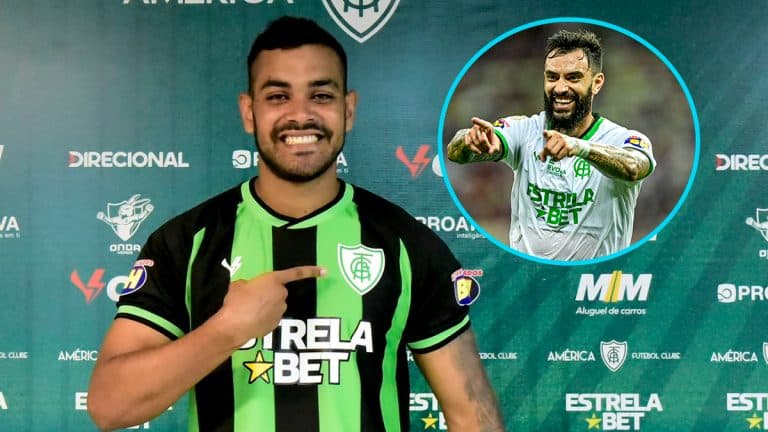 Novo atacante do Am&eacute;rica-MG fala sobre miss&atilde;o de substituir Mastriani: &ldquo;No fim das contas &eacute;&hellip;
